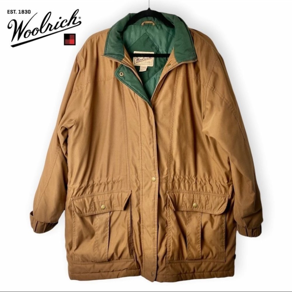 Woolrich Brown and Green Ski Jacket